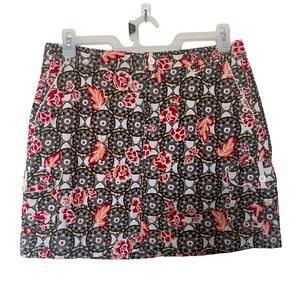 Athleta floral skirt corduroy vintage